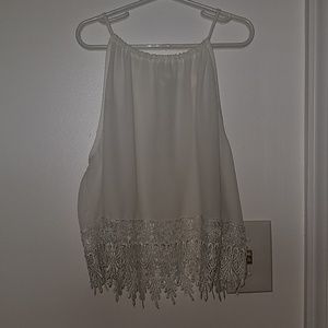 White crop top